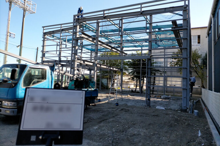 食品機械倉庫新築