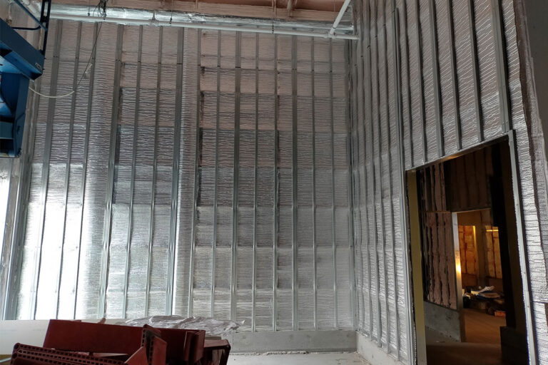 冷蔵加工工場内部遮熱新築